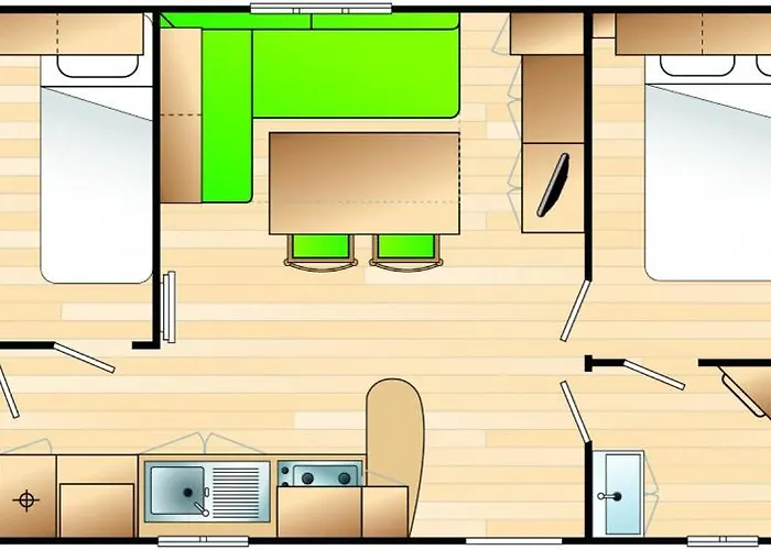Mh135 Camping Tohapi Novela - Mobil Home 5P Climatise -